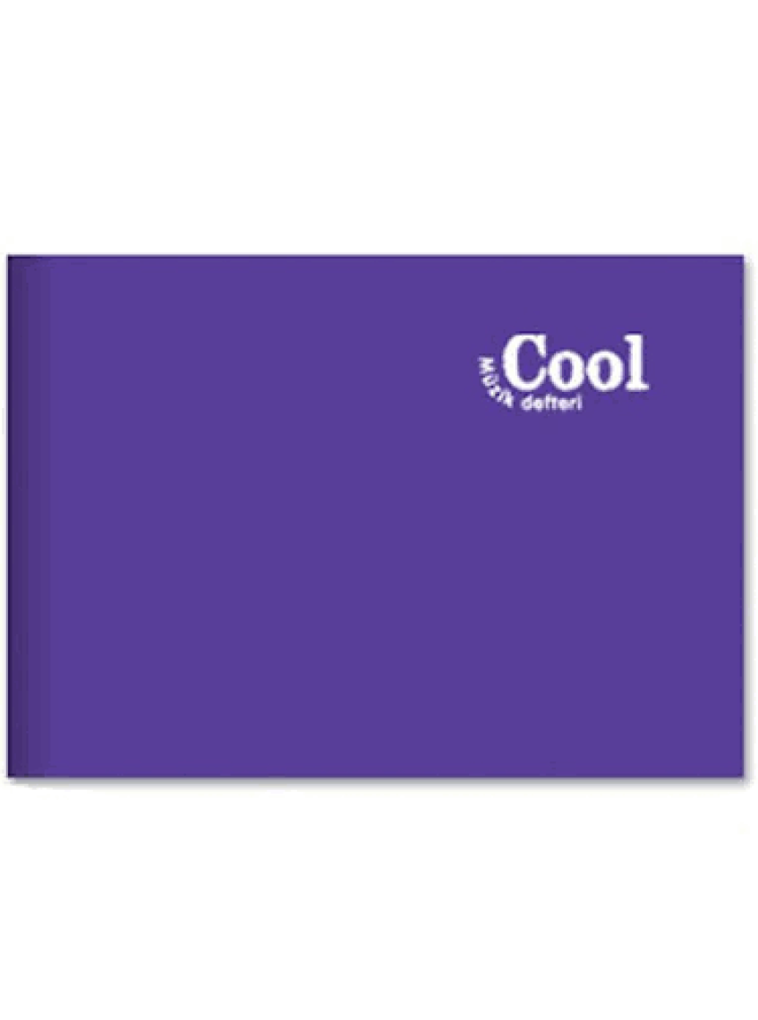 Keskin Color Cool A4 40 Yaprak Plastik Kapak Kareli Müzik Defteri
