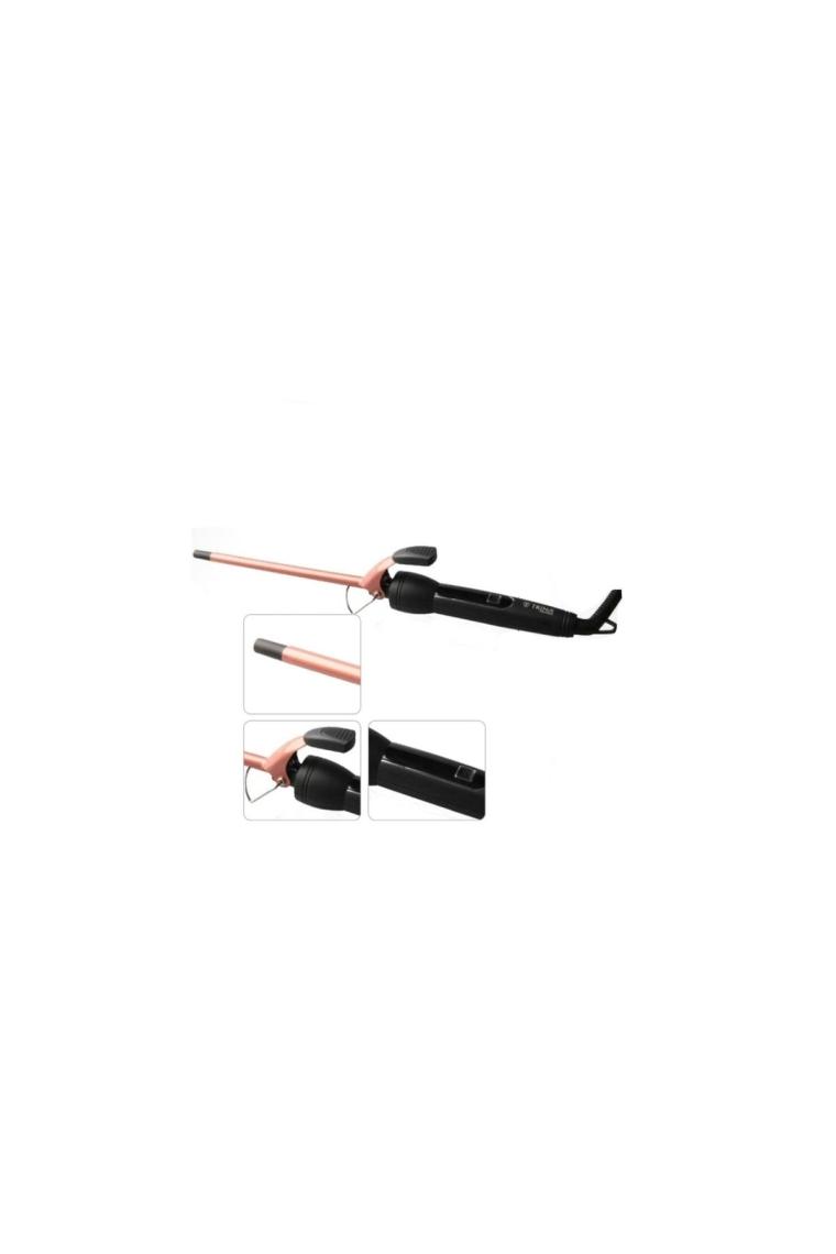 Afro Dalga 9.5mm Rose Gold Seramik Maşa- Dijital Ekran
