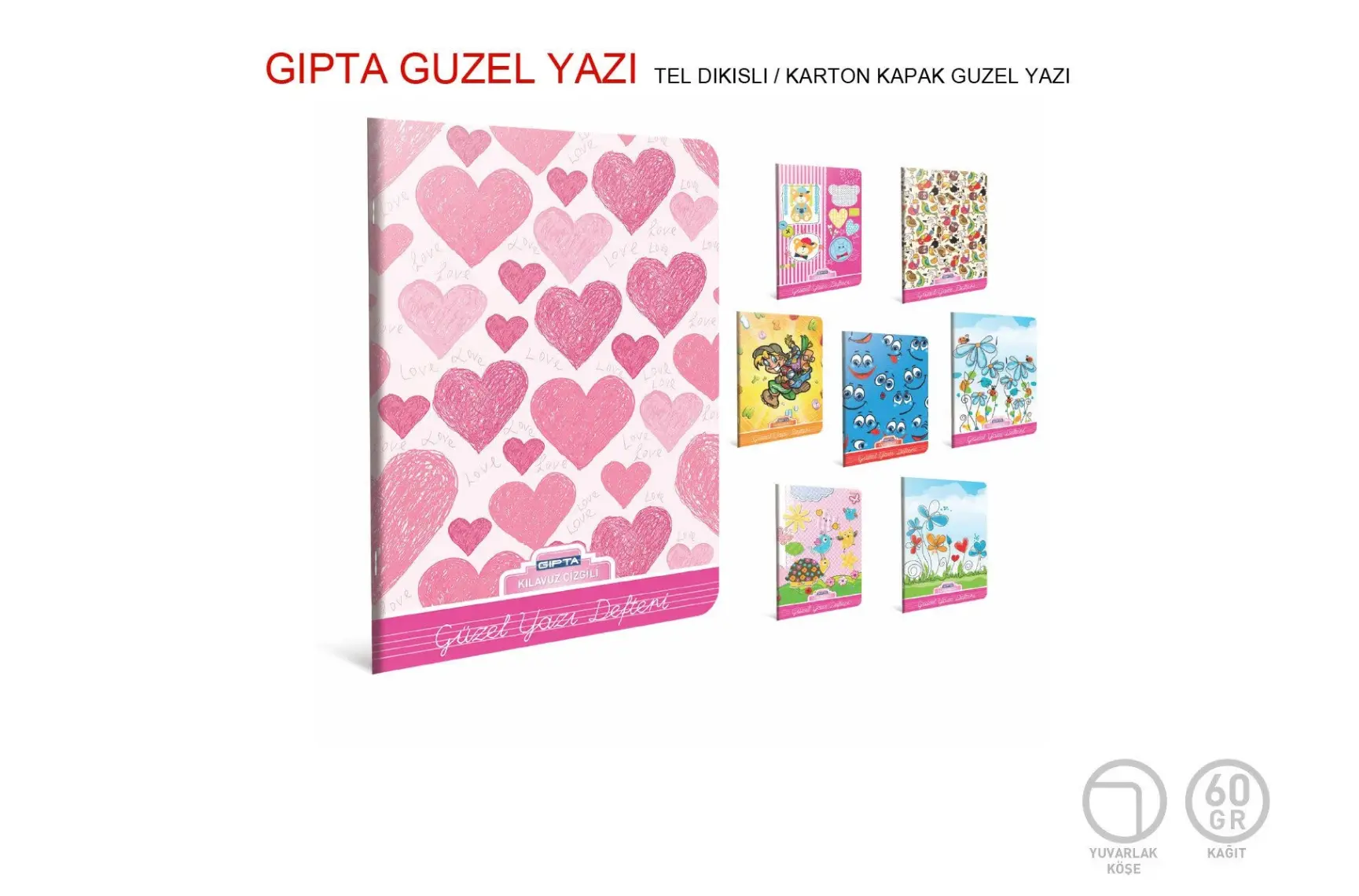 Gıpta Güzel Yazı Def. A4 Karton 40Yp. 2537