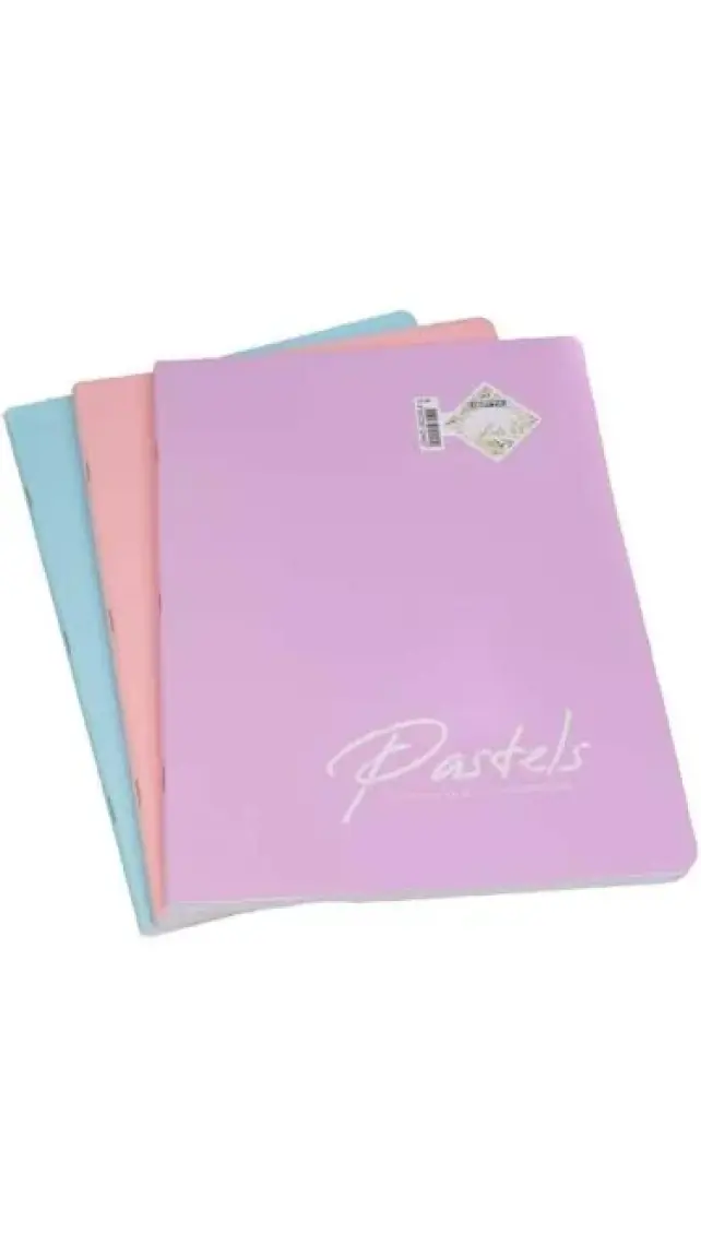 Gıpta 4113 Pastels Çizgili Defter 40 Yaprak A4 Boyutlu Mavi