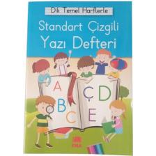 Artlantis Güzel Yazı Defteri Orta Boy 16,5X24 cm 24 Yaprak 6 Adet Standart Çizgili Yazı Defteri Dik Temel Harflerle 1. Sınıf