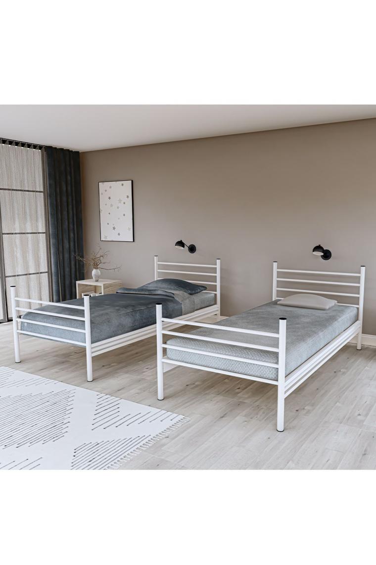 Gm 129 Level Ayrılabilir Çiftli Ranza Beyaz 90x190