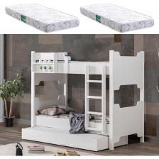 Setay Ranza, MDF Profil Ranza, Avrasya Ayrılabilir Yavrulu Ranza + 2 Adet Comfort Yatak