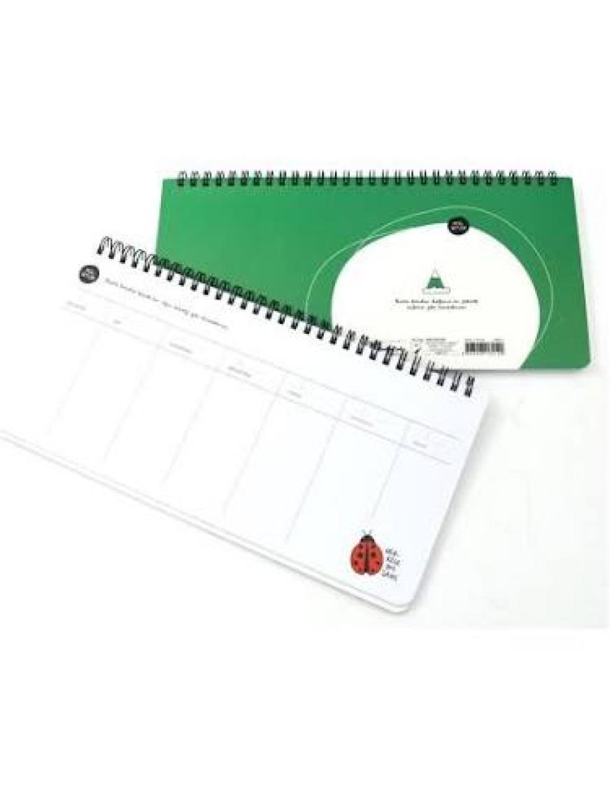 Keskin Color Hisli Şeyler 13x27 Stickerli Tarihsiz Haftalık Planner - Zirvedeyim Canım Duymuyorum