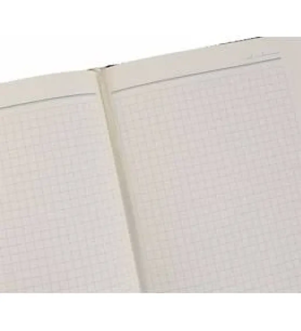 2K Deri Telefon Kılıflı Kapak Defter Ajanda Tarihsiz Kareli 17 x 24 cm Siyah