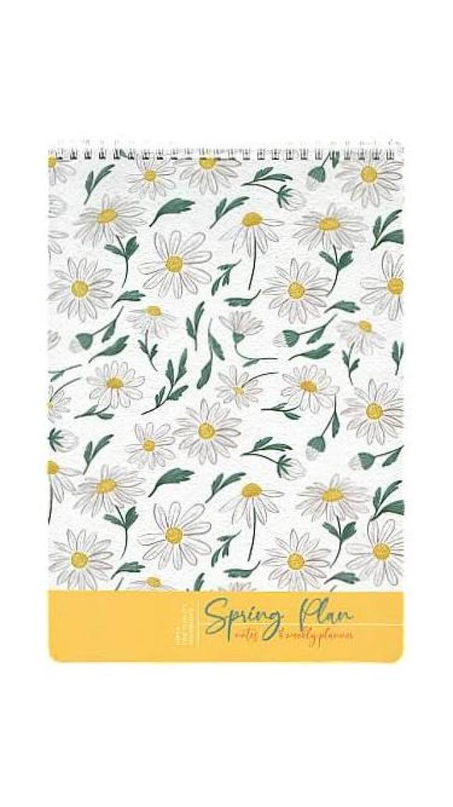 Gıpta 5684 Spring Plan Spiralli Haftalık Planlayıcı ve Çift Notluk A4 54 Yaprak