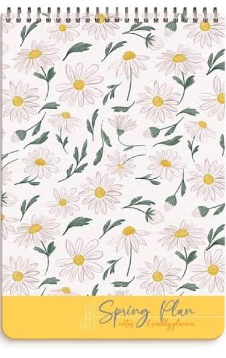 Gıpta 5684 Spring Plan Spiralli Haftalık Planlayıcı ve Çift Notluk A4 54 Yaprak