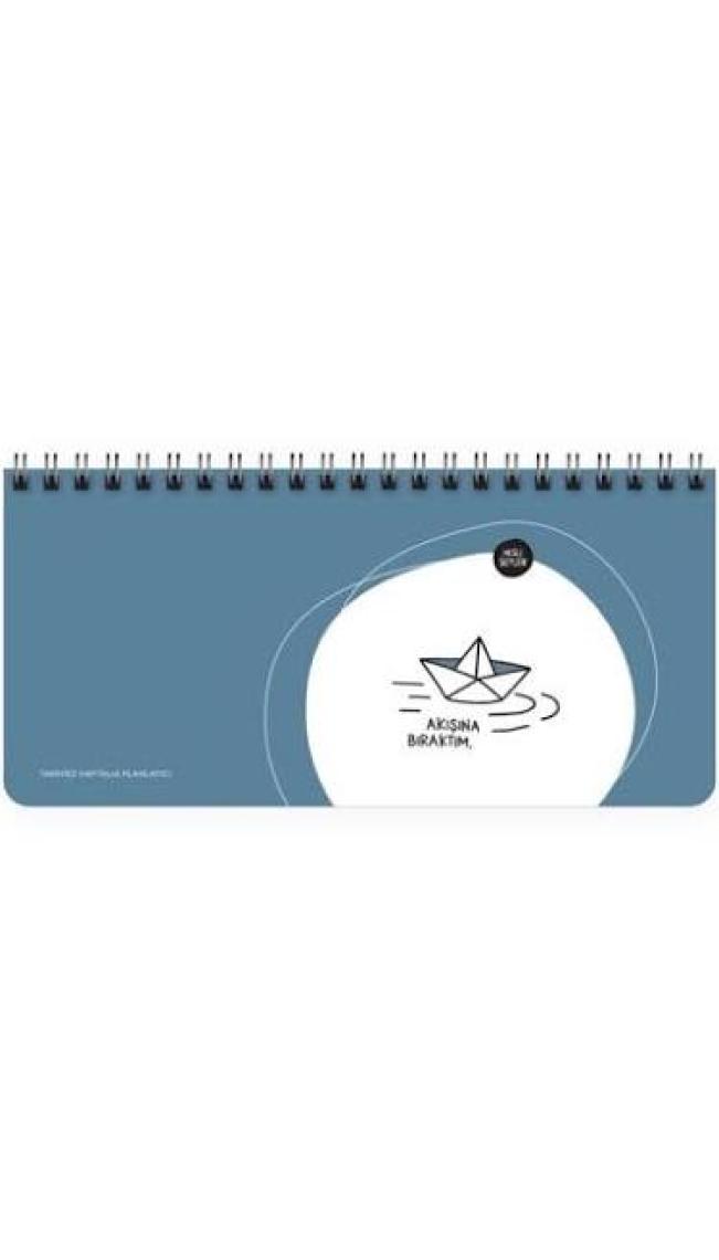 Keskin Color Hisli Şeyler Haftalık Planner - Akışına Bıraktım