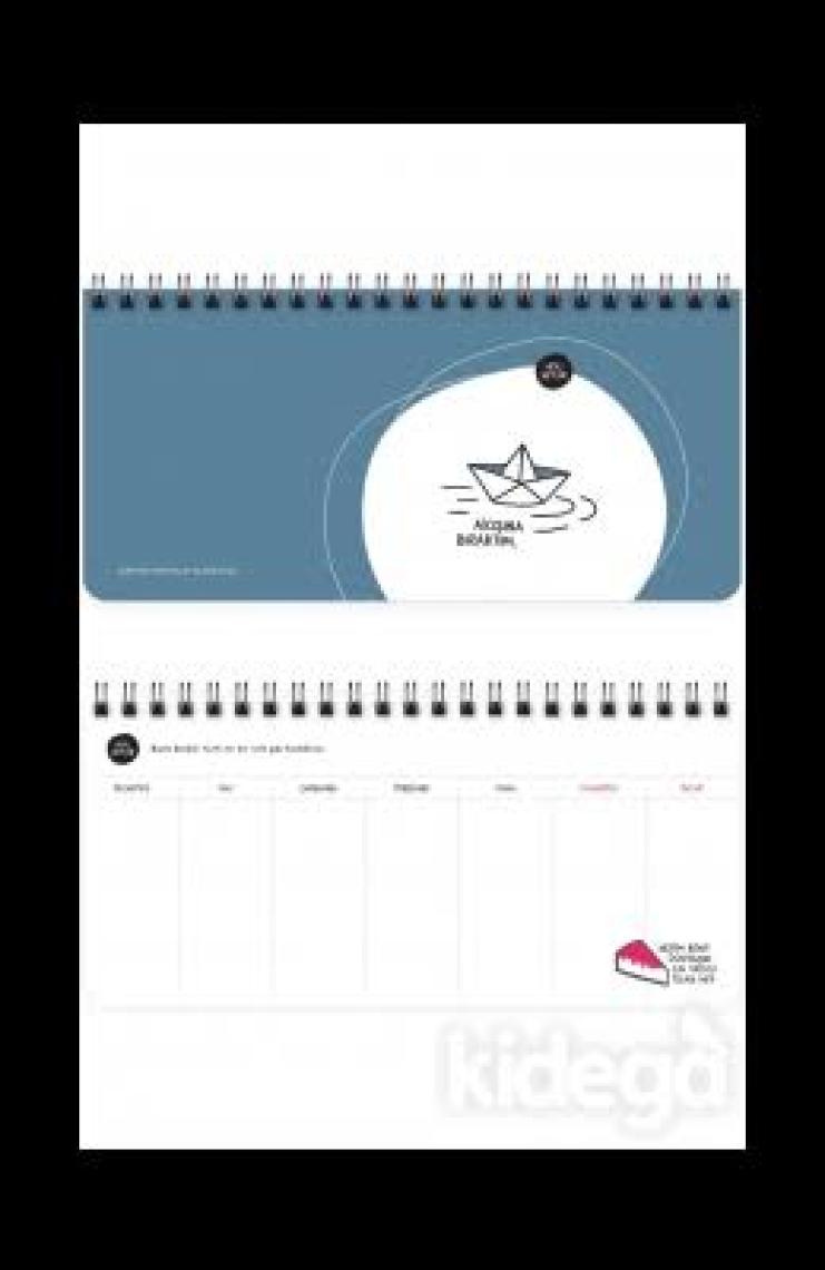 Keskin Color Hisli Şeyler Haftalık Planner - Akışına Bıraktım