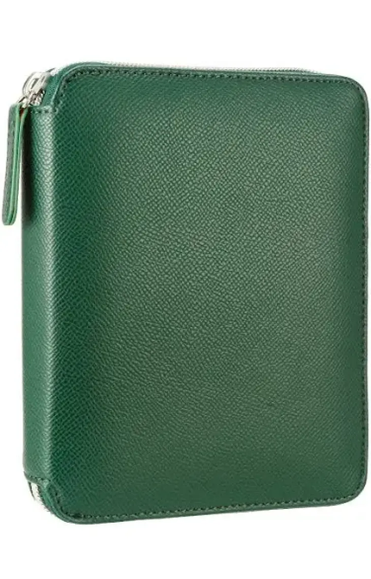 Victoria's Journals 123 0294 Victoria's Journals Zipper Folder Organizer Defter A6 Çizgili Yeşil