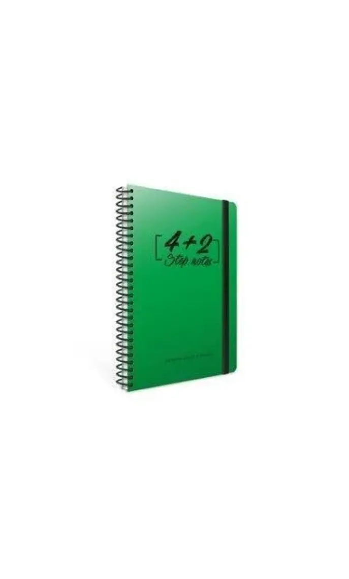 Gıpta Step (17x24) 150 Yp. Plas. 6 Seperatörlü Defter (1272) 4 Kareli + 2 Çizgili Bölüm