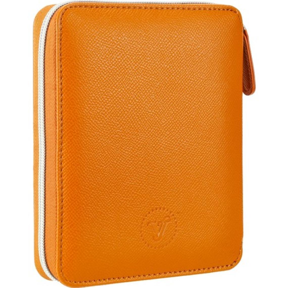 Victoria's Journals 123 0295 Victoria's Journals Zipper Folder Organizer Defter A6 Çizgili Kahverengi