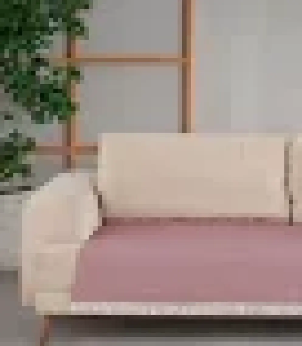 Znp Home Halfy | Koltuk Örtüsü 100X210 cm | Natural Pamuklu Koltuk Şalı | Çekyat Örtüsü
