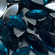 Cem Davetiyeleri Süsleme Taşı Mavi Kristal 9X20MM 1000 Adet Akrilik Taş