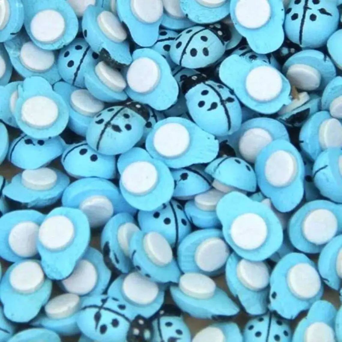 Erdal Ticaret Uğur Böceği Yapışkanlı (1 Paket 50 Ad) kırmızı