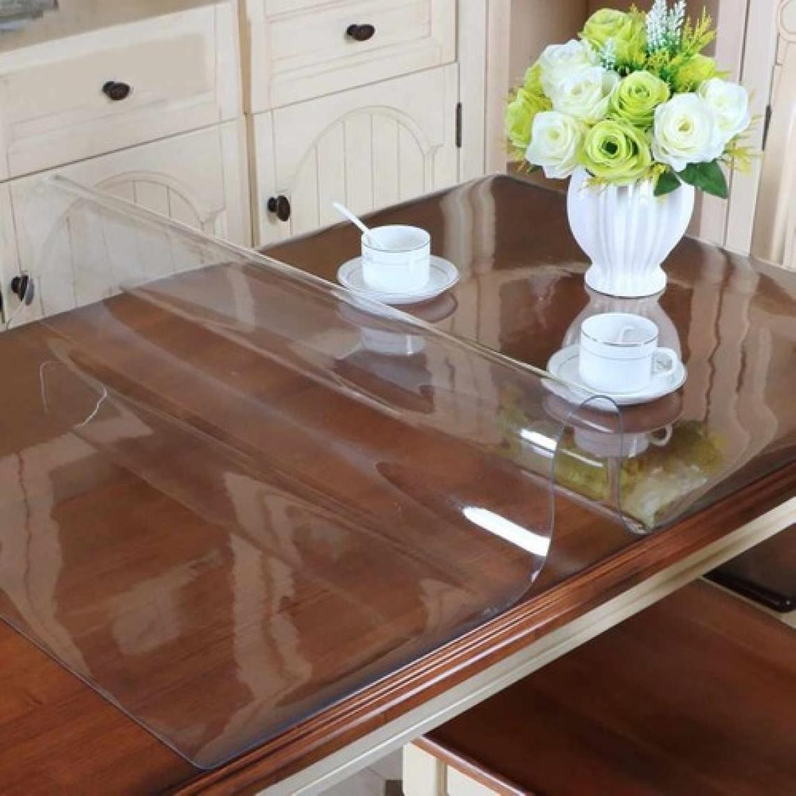 Arge Zemin Pvc Kalın Kaymaz Masa Örtüsü Koruyucu 1,7mm Kalınlık 80 x 90 cm
