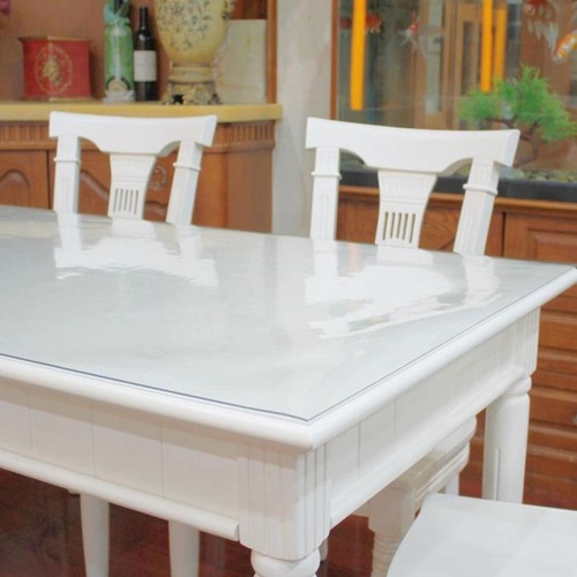 Arge Zemin Pvc Kalın Kaymaz Masa Örtüsü Koruyucu 1,7mm Kalınlık 80 x 90 cm