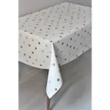 Dede Ev Tekstil Astarlı Silinebilir Pvc Muşamba Masa Örtüsü 5466678