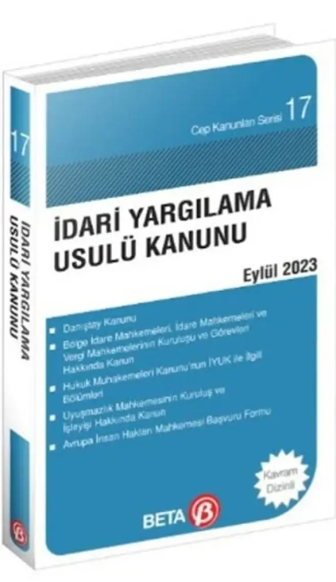İdari Yargılama Usulü Kanunu / Kolektif / / 9786254235443
