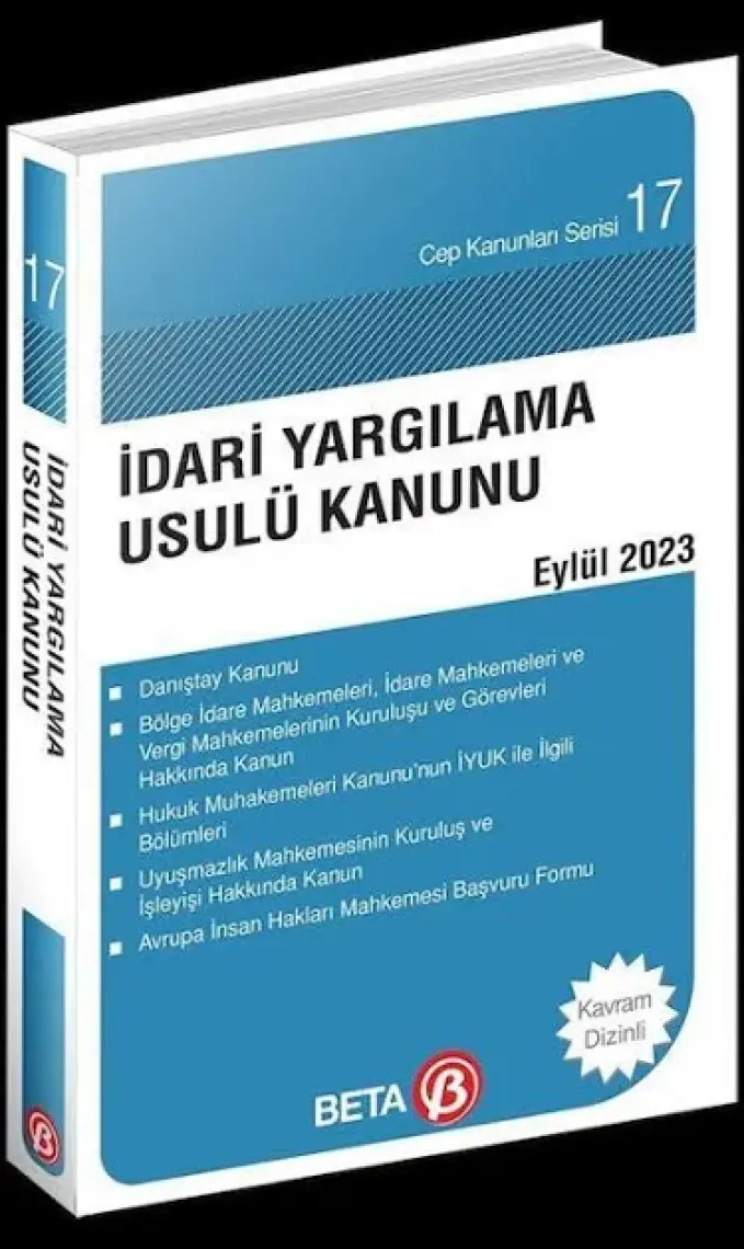 İdari Yargılama Usulü Kanunu / Kolektif / / 9786254235443