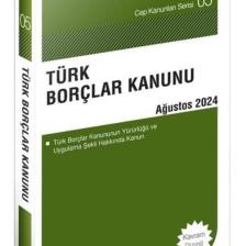 Türk Borçlar Kanunu Eylül 2024