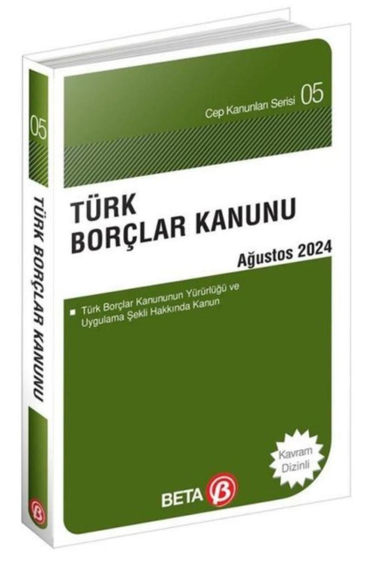 Türk Borçlar Kanunu Eylül 2024