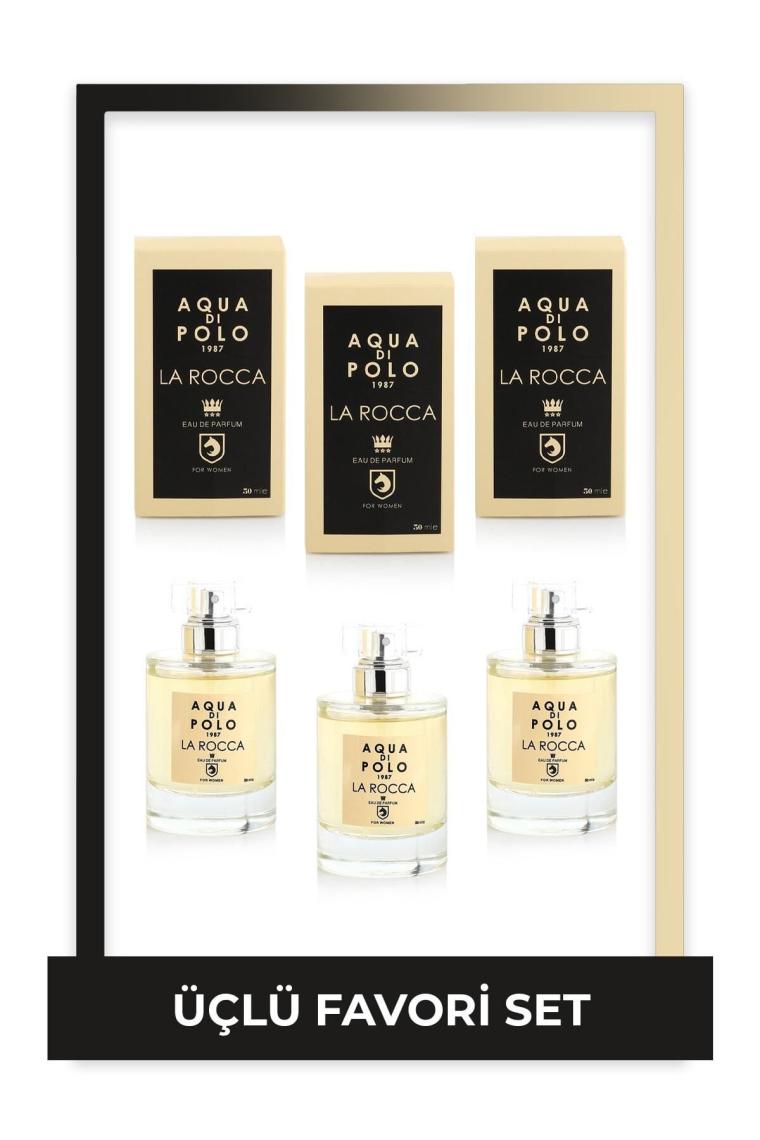 La Rocca EDP 50 ml x 3 Set Kadın Parfüm STCC000201