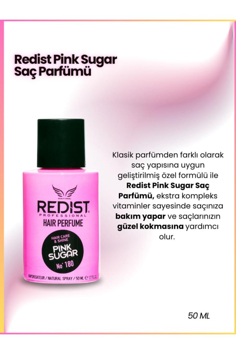 Pink Saç Bakım Parfümü 50ml Pembe Şeker | Kötü Koku Önleyici | Besler