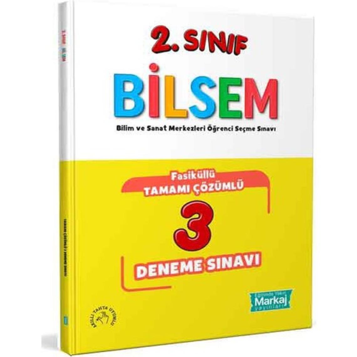 Markaj Yayınları 2. Sınıf Bilsem Çözümlü 3 Fasikül Deneme Sınavı