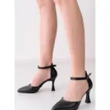 Felisya Butik Saten Topuklu Ayakkabı Siyah Stilleto