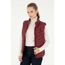 U.S. Polo Assn. Kadın Bordo Yelek (Dokuma) 50292675-VR014