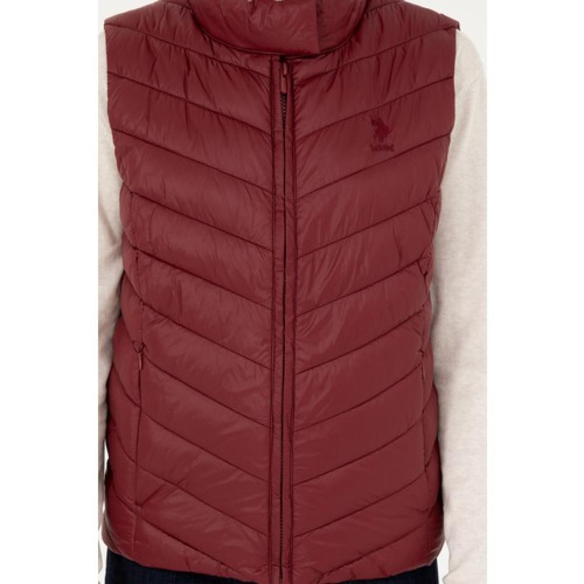 U.S. Polo Assn. Kadın Bordo Yelek (Dokuma) 50292675-VR014