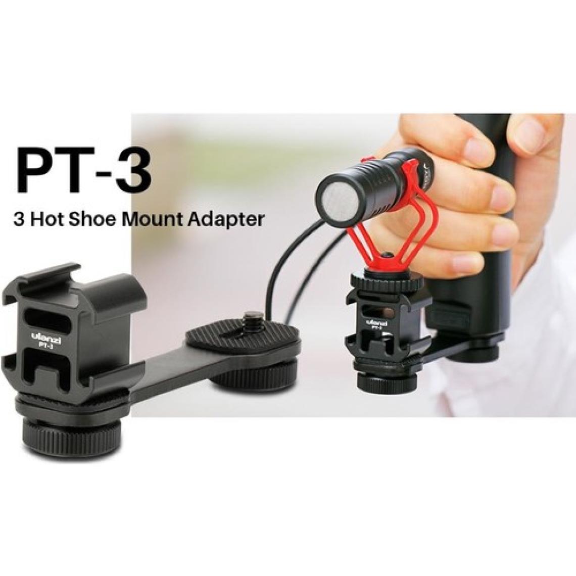 Ulanzi Pt-3 3'lü Hot Shoe Bağlantı Aparatı