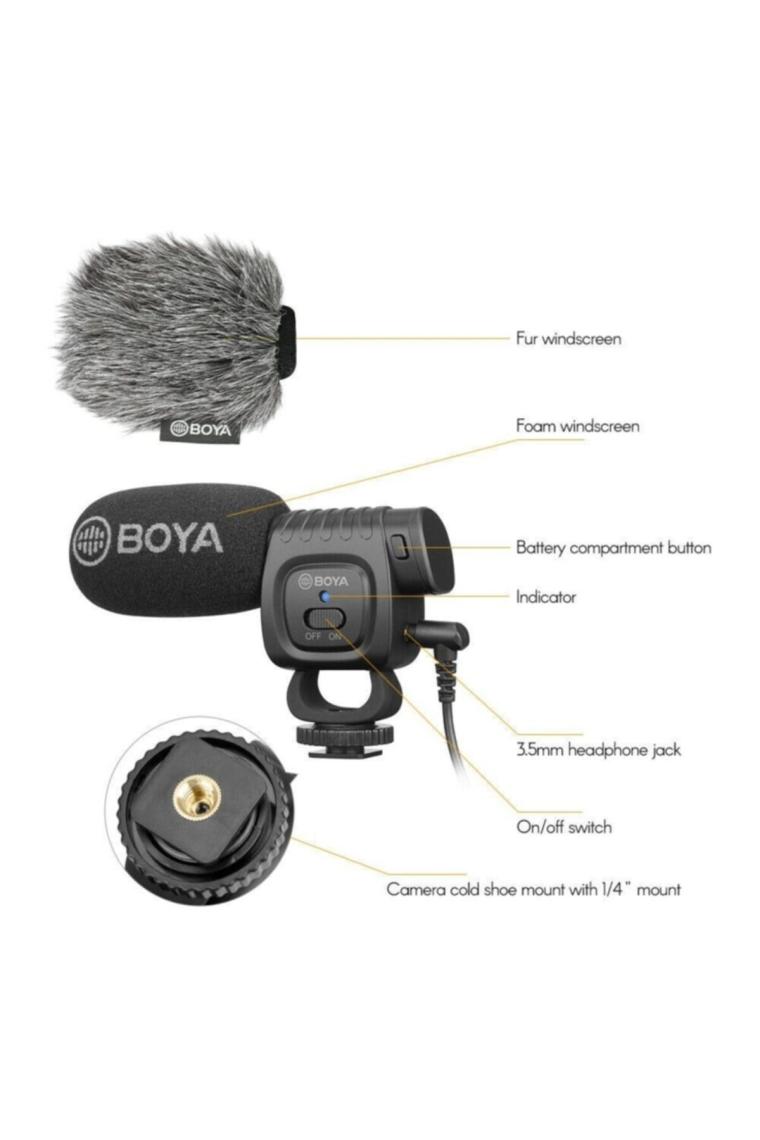 Boya BY-BM3011 Youtuber ve Vlogger Condenser Mikrofon