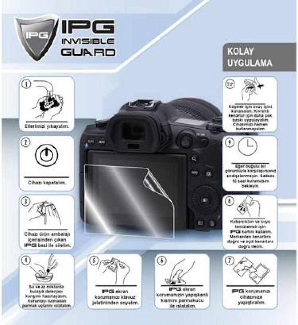 IPG Djı Osmo Action 4 Action Kamera ile Uyumlu Ipg Ekran Koruyucu 2 Adet