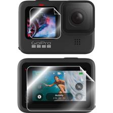 IPG Gopro Hero 10 - Hero 9 Black Aksiyon Kamera Ekran Koruyucusu (2 Adet Ön-1 Adet Arka)