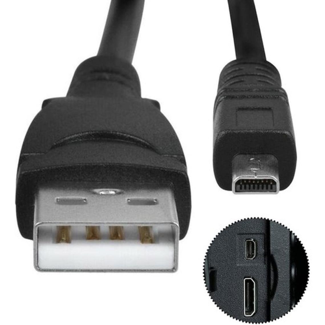 Aogo Nikon Fotoğraf Makinası Kablosu Nikon Uc-E6 / UC-E16 / UC-E17 8pin