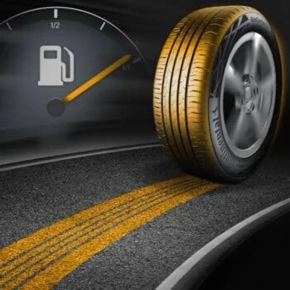 Continental 205/55 R16 91W EcoContact 6 SSR Oto Yaz Lastiği ( Üretim Yılı: 2022 )
