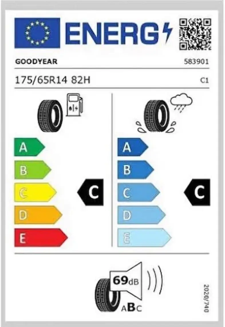Goodyear 175/65 R14 82H Eagle Sport 2 Oto Yaz Lastiği ( Üretim Yılı: 2024 )