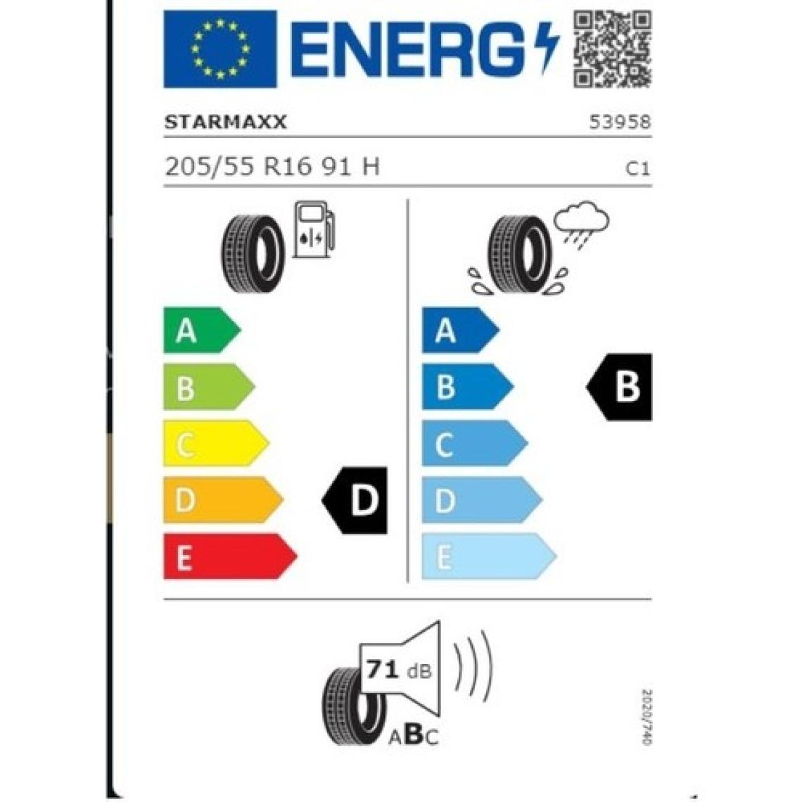 Starmaxx 205/55 R16 Tl 91H Naturen ST562 Oto Yaz Lastiği (Üretim Yılı:2025)
