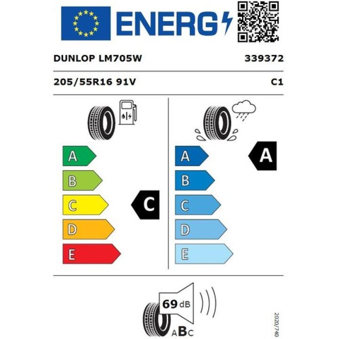 Dunlop 205/55 R16 91V Sp Sport Lm705 Oto Yaz Lastiği ( Üretim Yılı: 2024 )