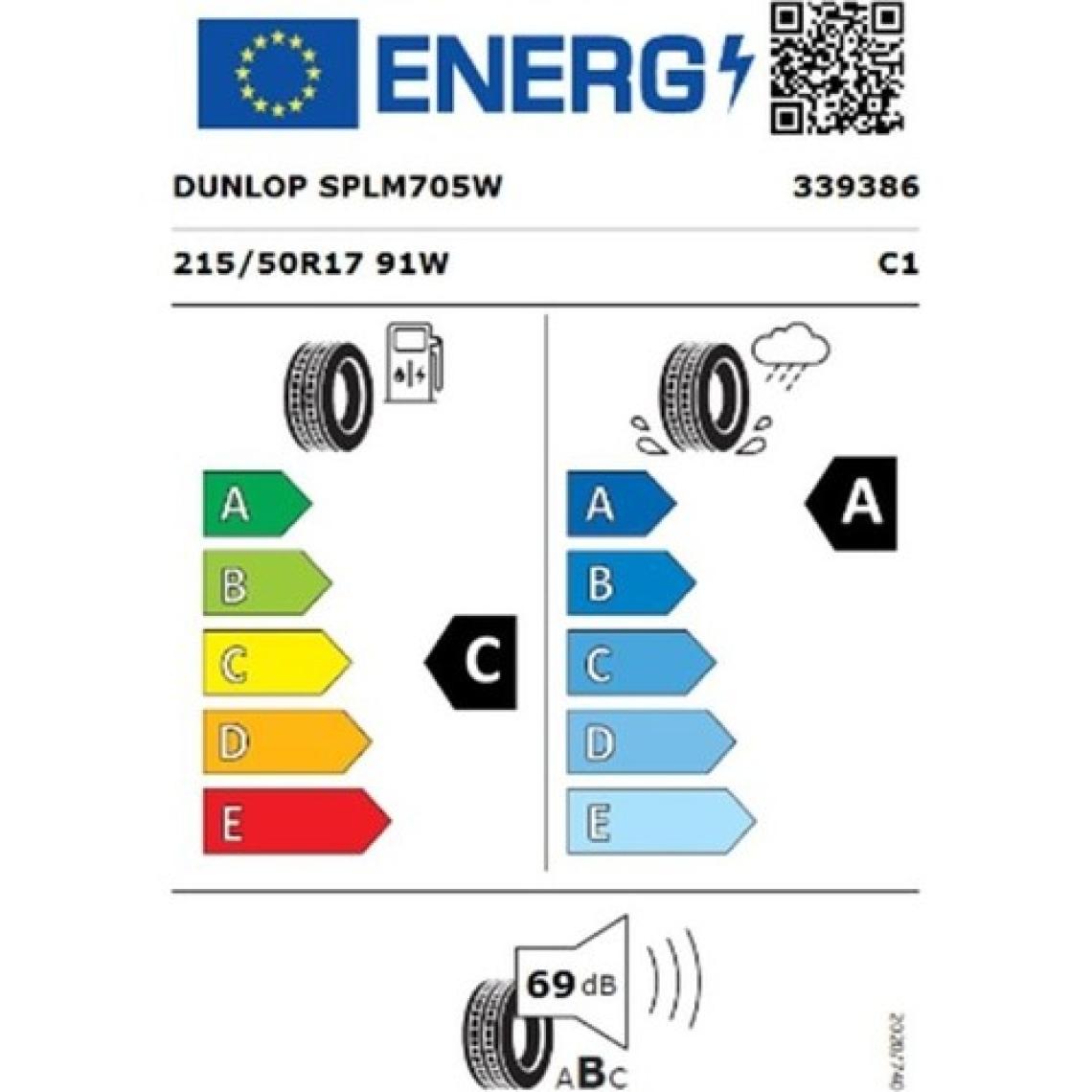 Dunlop 215/50 R17 91W Sp Sport LM705 Oto Yaz Lastiği ((Üretim Yılı:2025)
