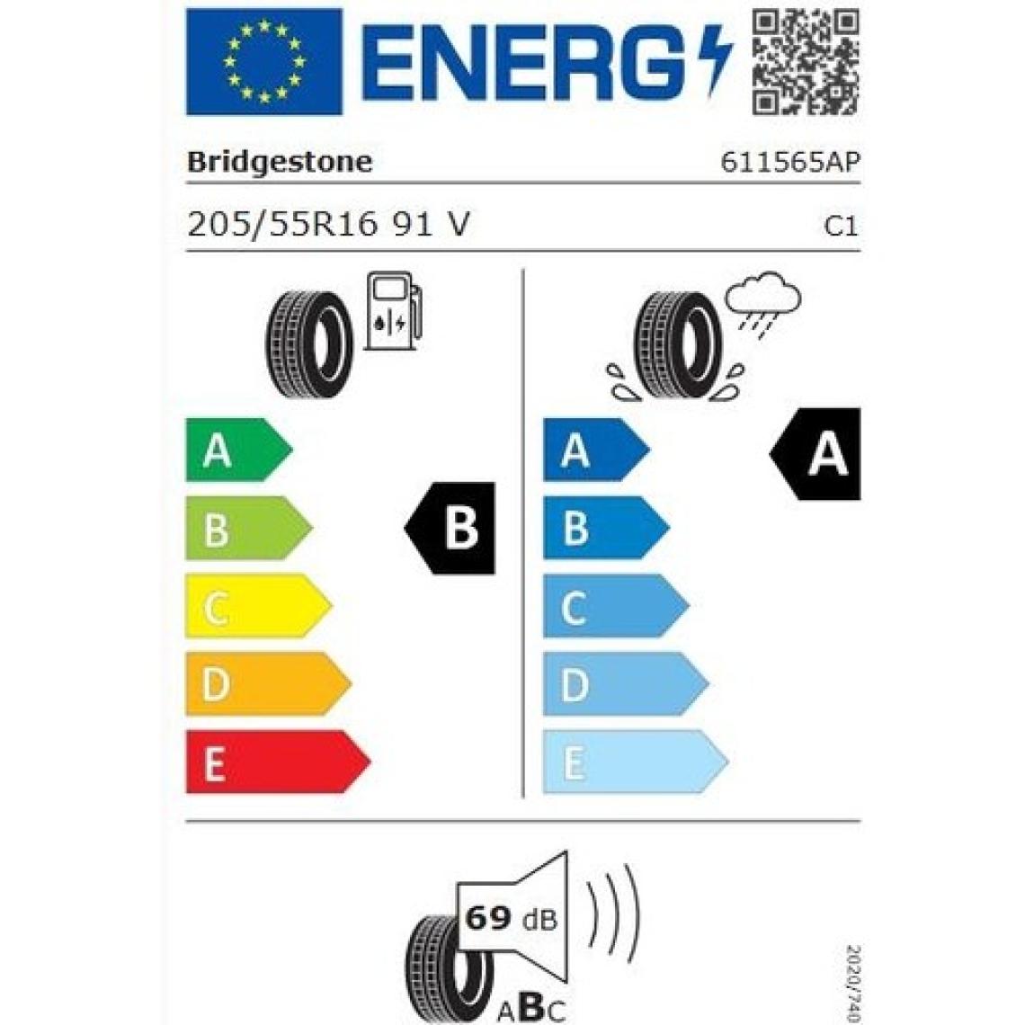 Bridgestone 205/55 R16 91V Turanza 6 Oto Yaz Lastiği (Üretim Yılı:2025)