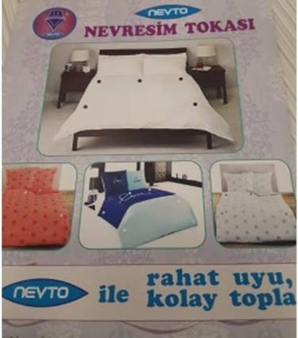 Nevto, Nevresim Tokası  (En fazla 3 cm kalınlıkta (Elyaf-Kuştüyü) 1 adet Yorgan-Battaniye için)