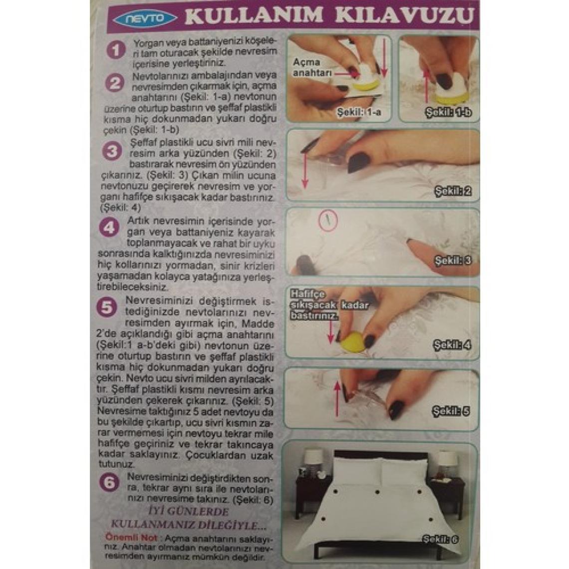 Nevto, Nevresim Tokası (En az 3 cm Kkalınlıkta (Yün-Pamuk) 2 adet Yorgan için)