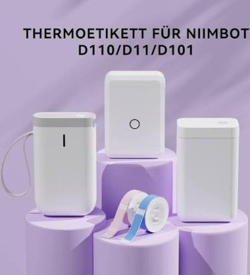 Niimbot D11 Çok Amaçlı Etiket 15X30MM Beyaz 210 Adet Yırtılmaz, Sudan ve Yağdan Etkilenmez