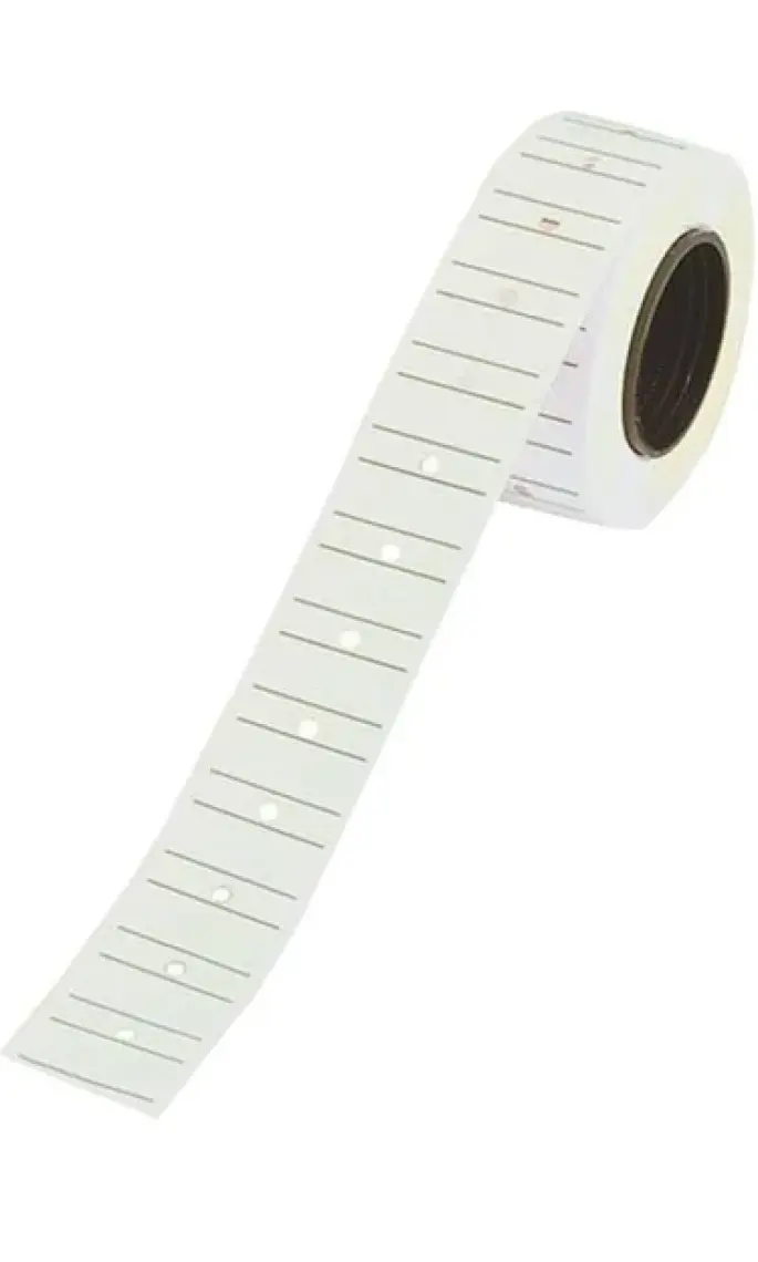 12x21 mm TANEX ÇİZGİLİ BEYAZ FİYAT ETİKET 800 AD.