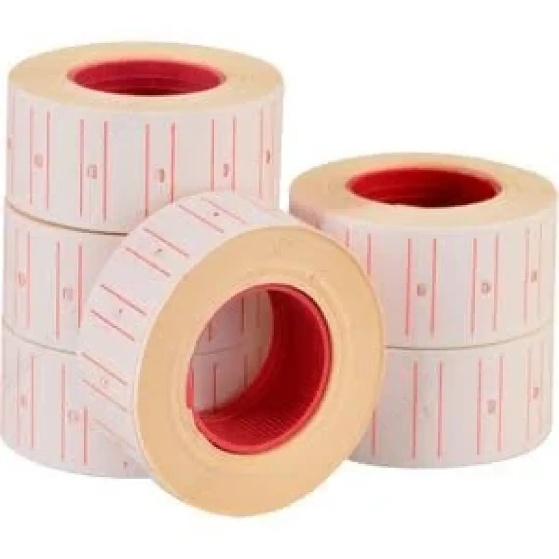 12x21 mm TANEX ÇİZGİLİ BEYAZ FİYAT ETİKET 800 AD.