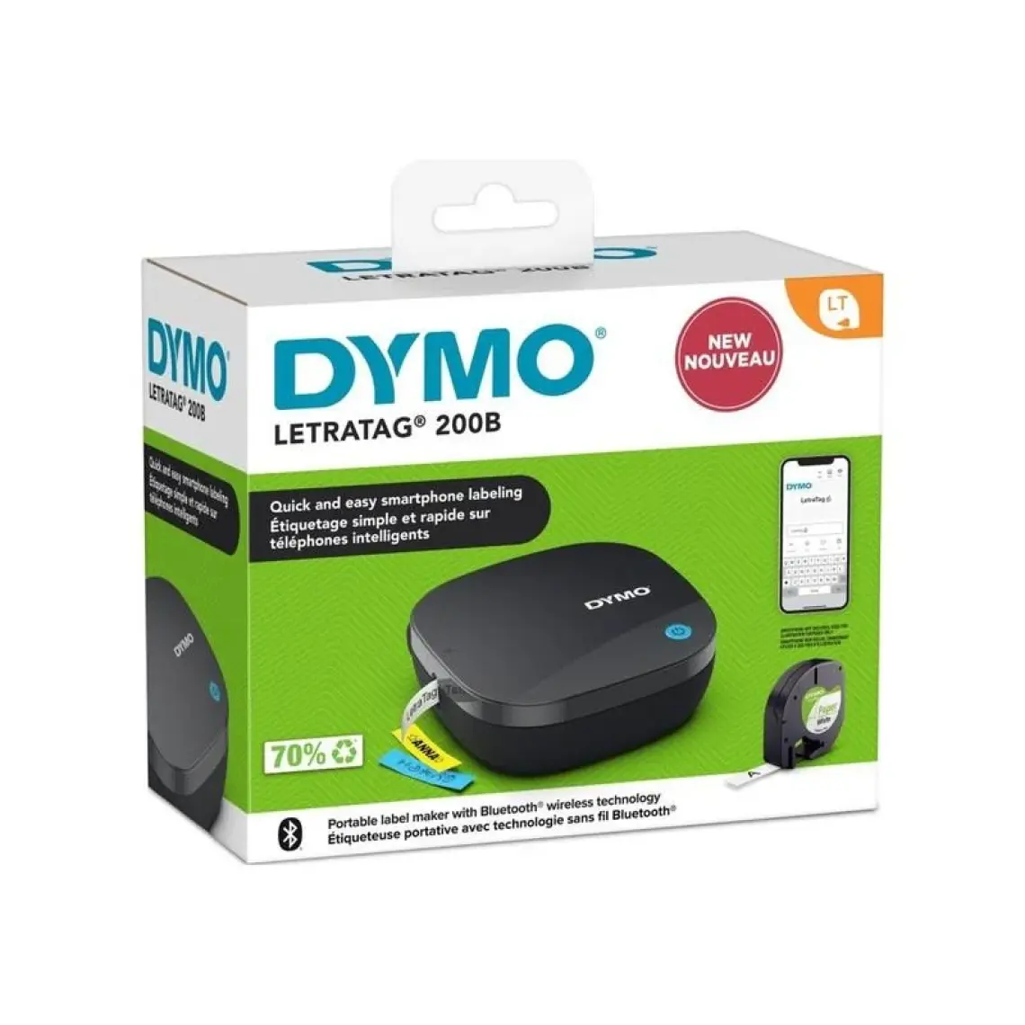 Dymo Letratag 200B Bluetooth Etiketleme Makinesi- (12 Mm.uyumlu)