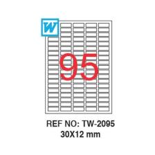 Tanex 30 x 12 Mm Laser Etiket Tw-2095